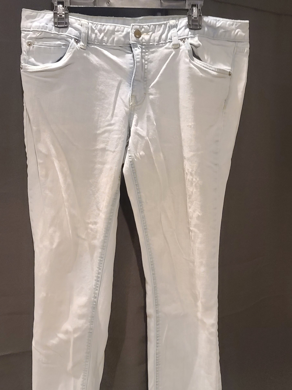 Slim White Stretch Skinny Jeans - Versatile Everyday Fit